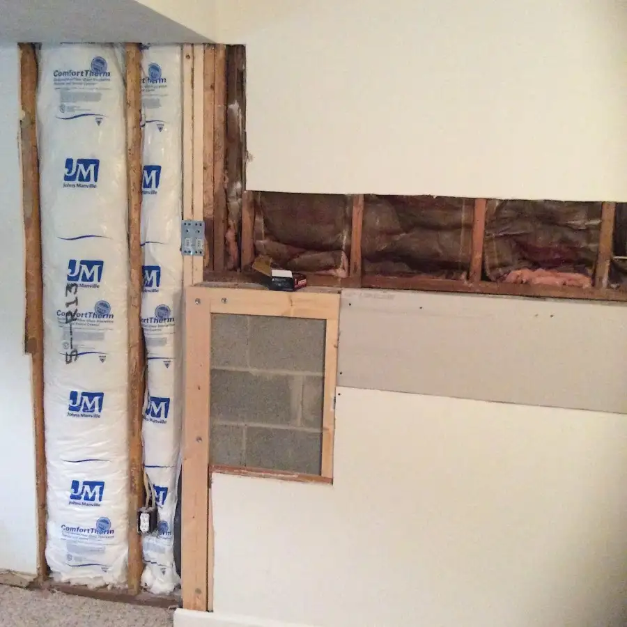 Wall insulation replacement during Structural Drying in Selma
